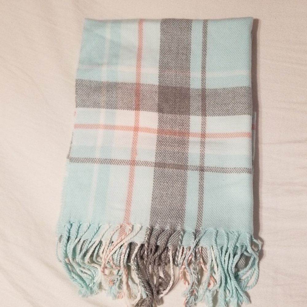 Pastel colored scarf